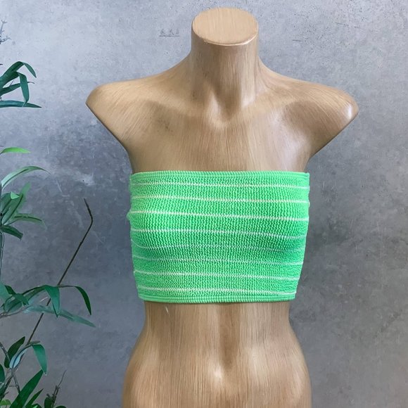 Billabong | Billabong Green Boob Tube Style Swimwearcasual Size 8 | Poshmark